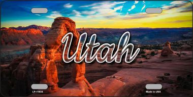 LP-11634 6 x 12 in. Utah Canyon Arch State License Plate