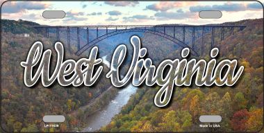 LP-11639 6 x 12 in. West Virginia River Bridge State License Plate