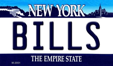 M-2051 3.5 x 2 in. Bills New York State License Plate Magnet