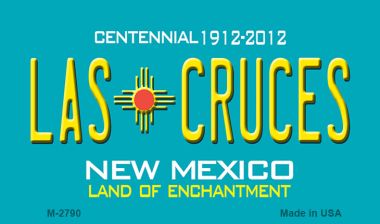 M-2790 3.5 x 2 in. Las Cruces New Mexico Novelty Magnet