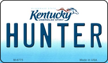 SMART BLONDE Hunter Kentucky State License Plate Tag Novelty Magnet M-6775