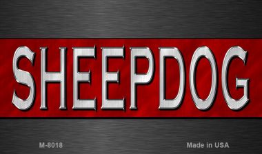 SMART BLONDE Sheepdog Fire Novelty Magnet M-8018