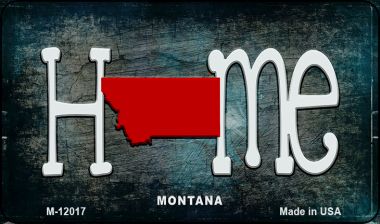 M-12017 3.5 x 2 in. Montana Home State Outline Novelty Magnet