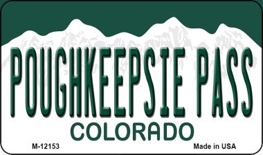 M-12153 3.5 x 2 in. Poughkeepsie Pass Colorado Novelty Metal Magnet
