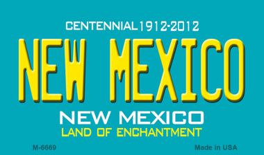 M-6669 3.5 x 2 in. New Mexico Novelty Magnet