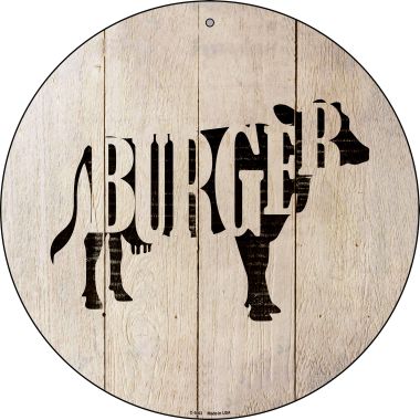 Smart Blonde Florida State Flag Metal Circular Sign C-108