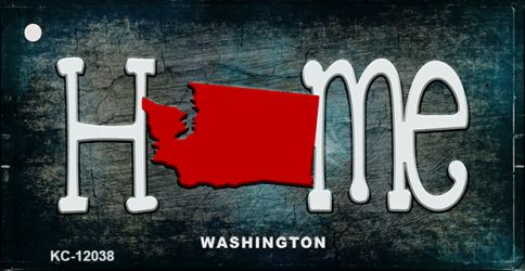 KC-12038 1.5 x 3 in. Washington Home State Outline Novelty Key Chain