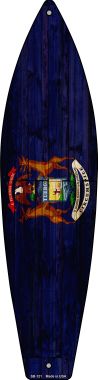 SB-121 17 x 4.5 in. Michigan State Flag Novelty Surfboard