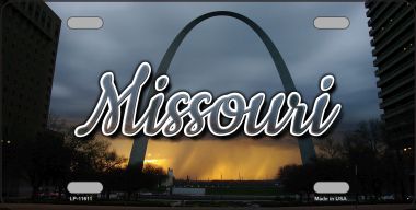 LP-11611 6 x 12 in. Missouri Gateway Arch State License Plate