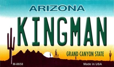 M-8658 3.5 x 2 in. Kingman Arizona State License Plate Magnet