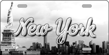 LP-11619 6 x 12 in. New York Statue of Liberty State License Plate