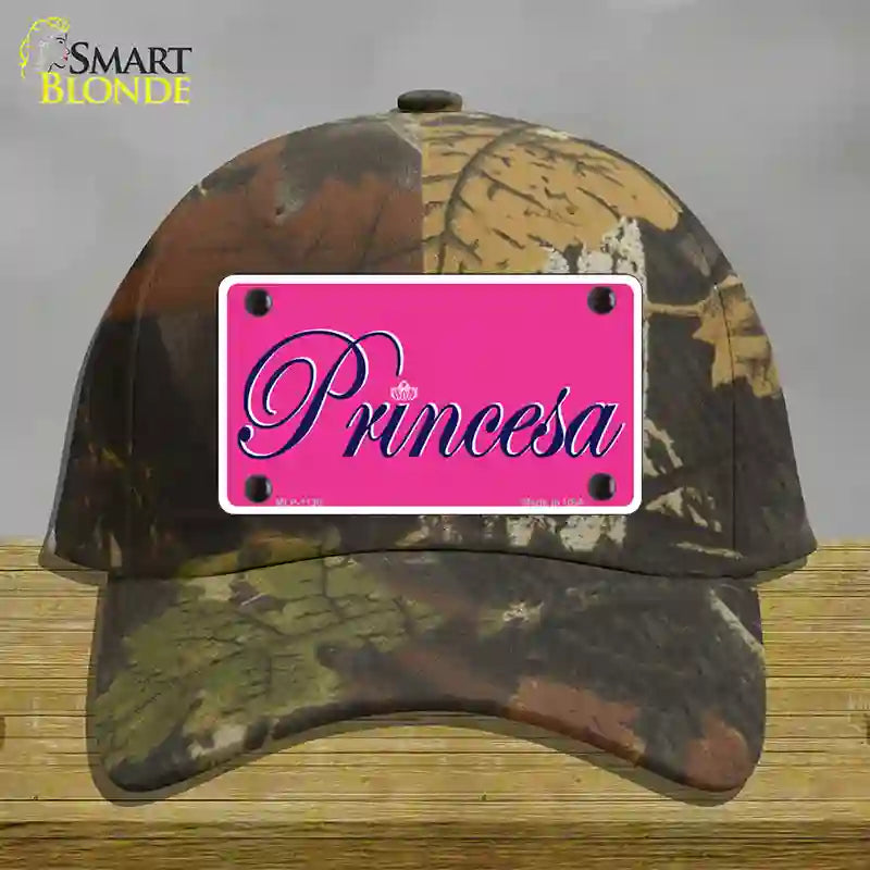 HAT06-MLP-1130 4 x 2.2 in. Princesa Novelty License Plate Hat, Camouflage - Cotton