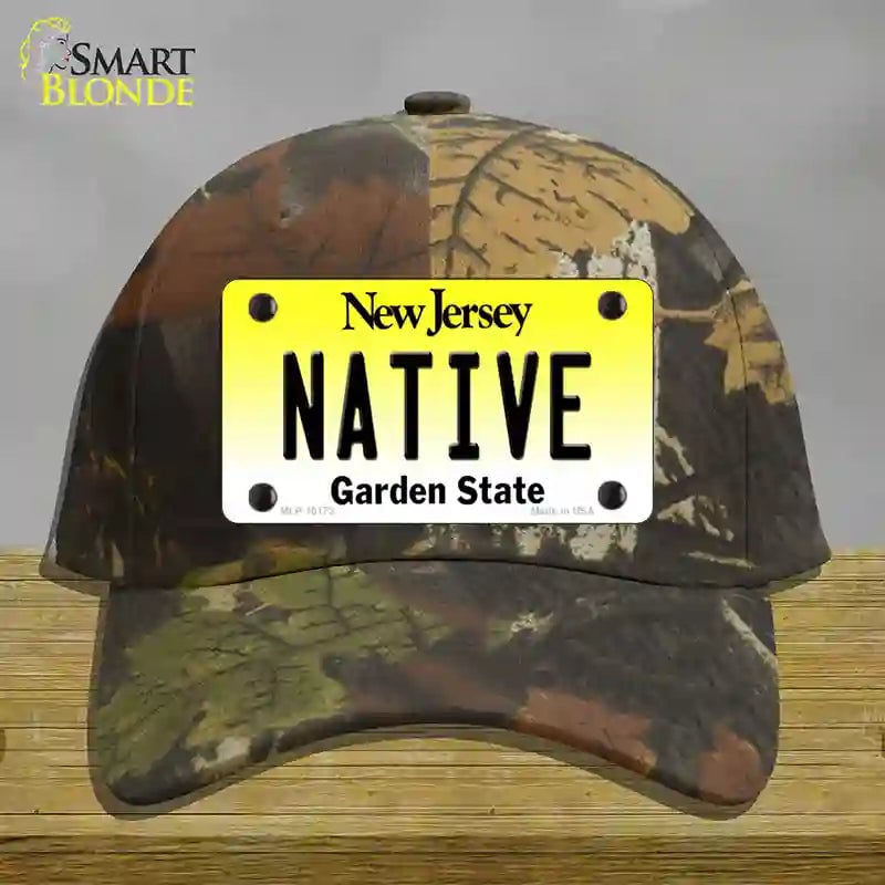 HAT06-MLP-10173 4 x 2.2 in. Native Jersey Novelty License Plate Hat, Camouflage - Cotton