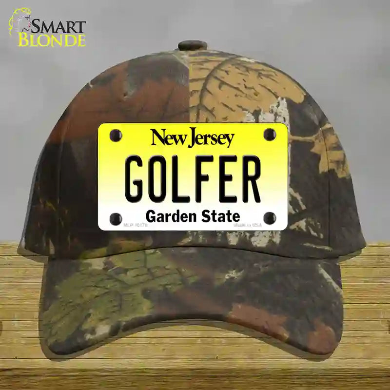 HAT06-MLP-10175 4 x 2.2 in. Golfer Jersey Novelty License Plate Hat, Camouflage - Cotton