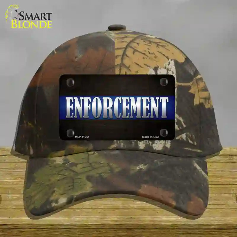 HAT06-MLP-11051 4 x 2.2 in. Enforcement Novelty License Plate Hat, Camouflage - Cotton