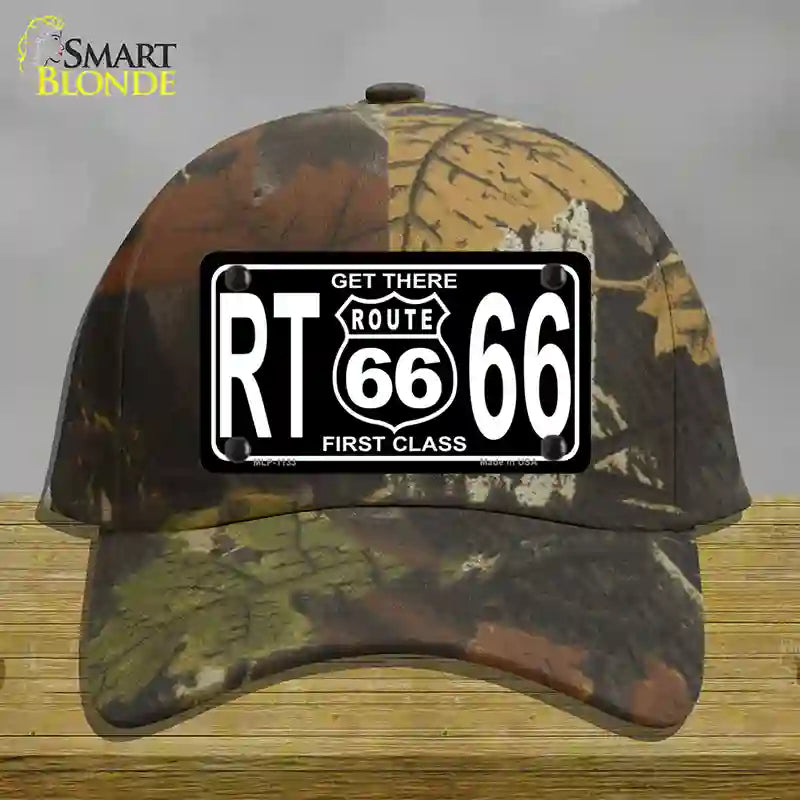 HAT06-MLP-1133 4 x 2.2 in. Get There 1st Class Novelty License Plate Hat, Camouflage - Cotton