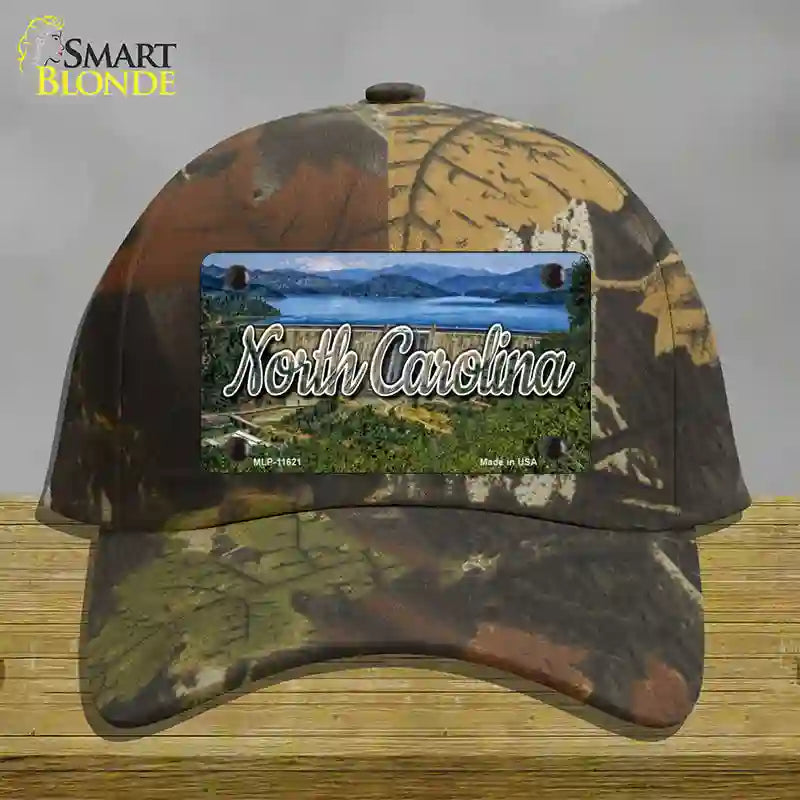 HAT06-MLP-11621 4 x 2.2 in. North Carolina Dam State Novelty License Plate Hat, Camouflage - Cotton