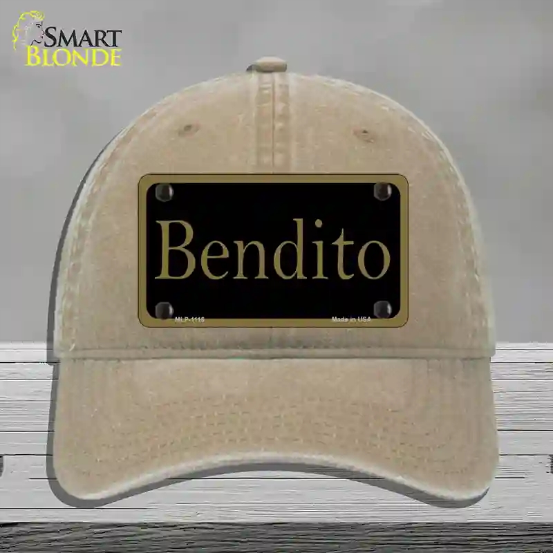 HAT09-MLP-1116 4 x 2.2 in. Bendito Novelty License Plate Hat, Khaki - Unconstructed Cotton