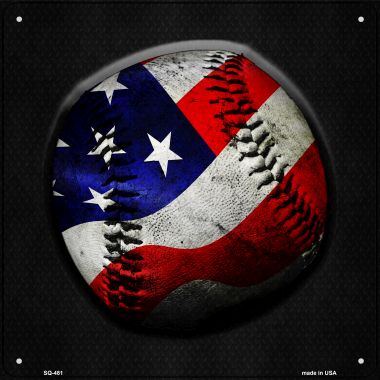SQ-481 12 x 12 in. AF Baseball Novelty Square Sign
