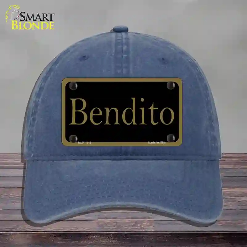 HAT11-MLP-1116 4 x 2.2 in. Bendito Novelty License Plate Hat, Navy - Unconstructed Cotton