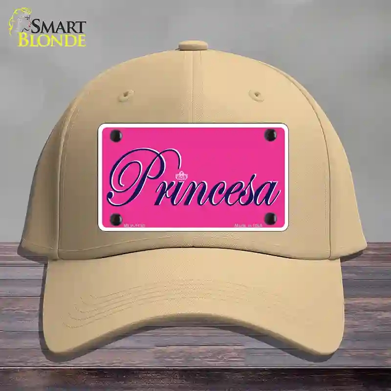 HAT22-MLP-1130 4 x 2.2 in. Princesa Novelty License Plate Hat, Khaki - Cotton