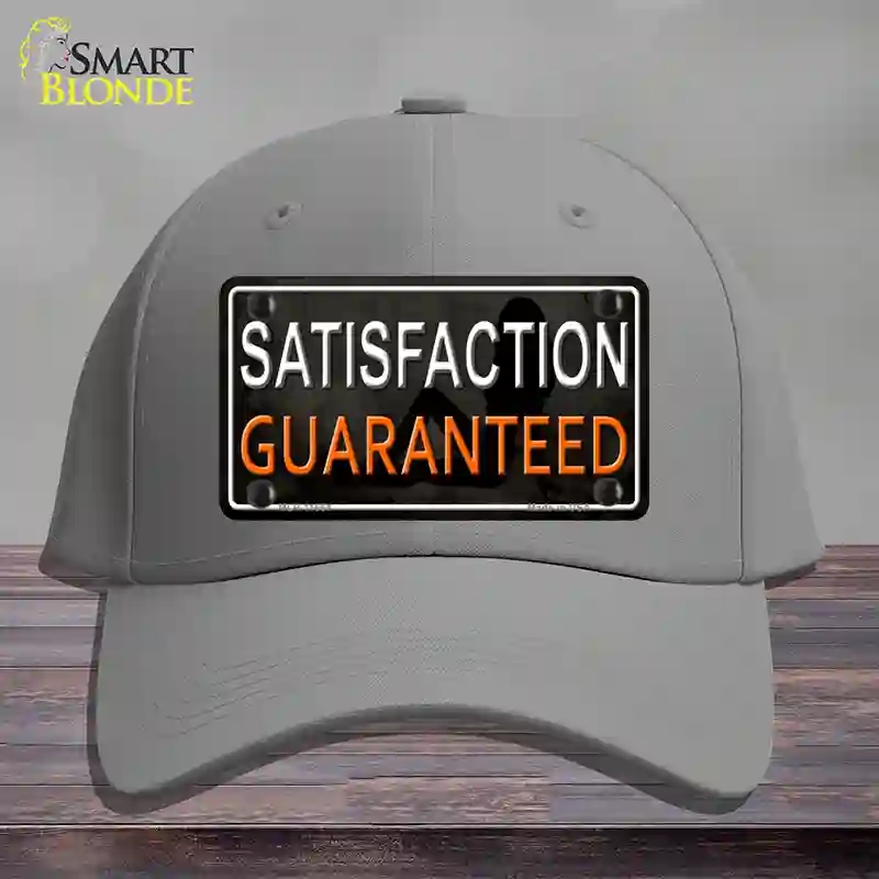 HAT23-MLP-11664 4 x 2.2 in. Satisfaction Guaranteed Novelty License Plate Hat, Gray - Cotton