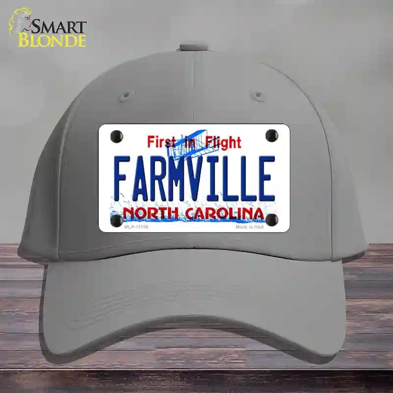HAT23MLP11746 4 x 22 in Farmville North Carolina State Novelty License Plate Hat44 Gray  Cotton