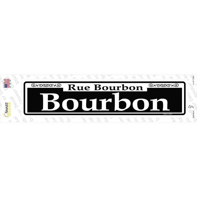 K-1120s-M 9 x 12 in. Bourbon Novelty Narrow Sticker Decal - Medium