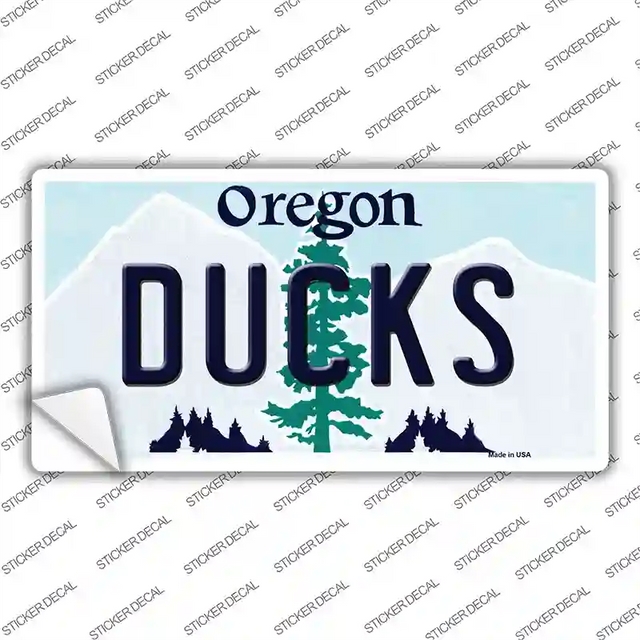 LP-10354s-XL 12 x 6 in. Ducks Oregon Novelty Sticker Decal - Extra Large