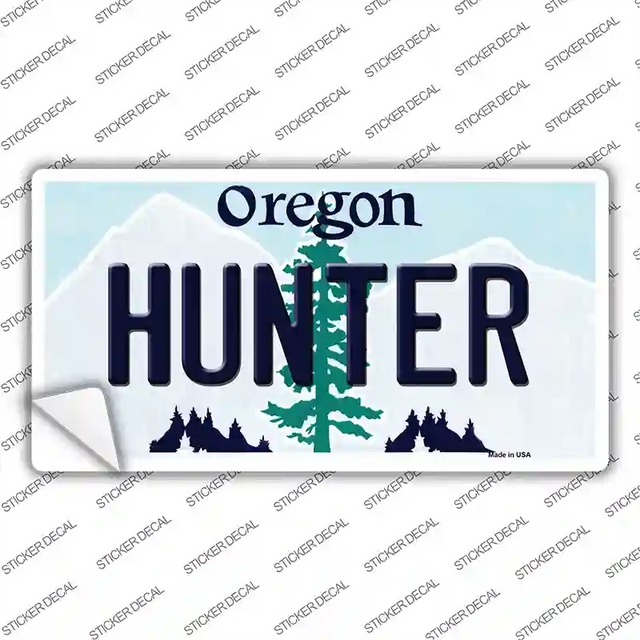 LP-10378s-L 9 x 4.5 in. Hunter Oregon Novelty Sticker Decal - Large