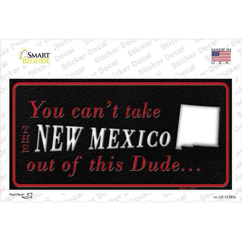 LP-11285s-M 6 x 3 in. Mexico Dude Novelty Sticker Decal - Medium