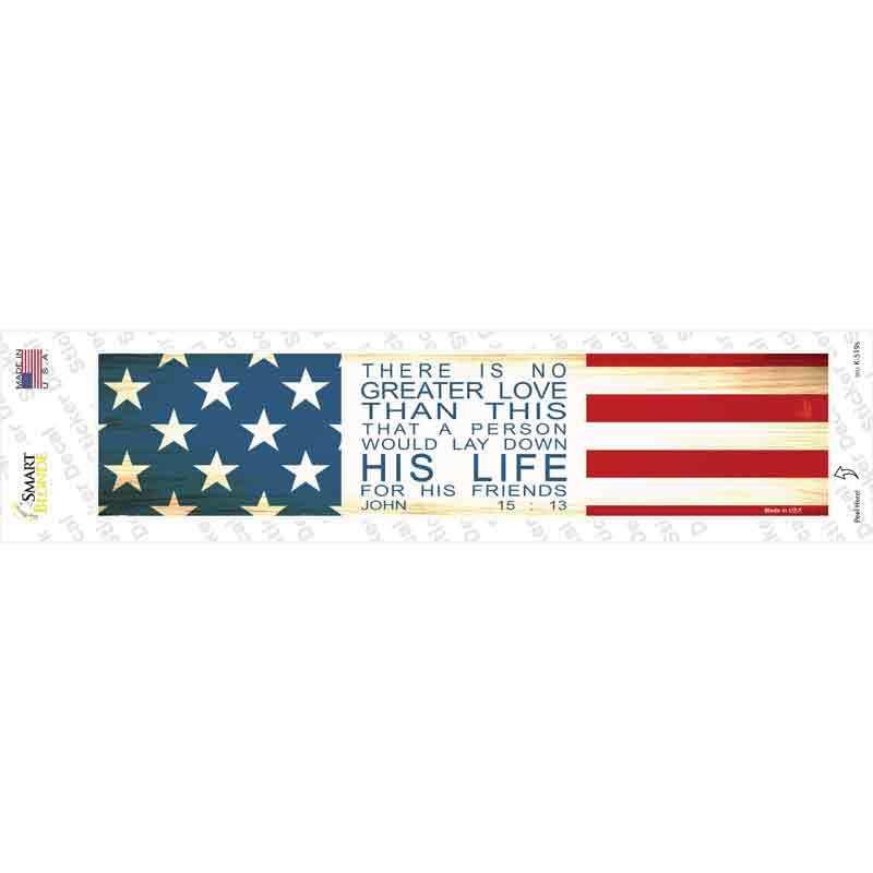 K-519s-M 9 x 12 in. His Life Novelty Narrow Sticker Decal - Medium