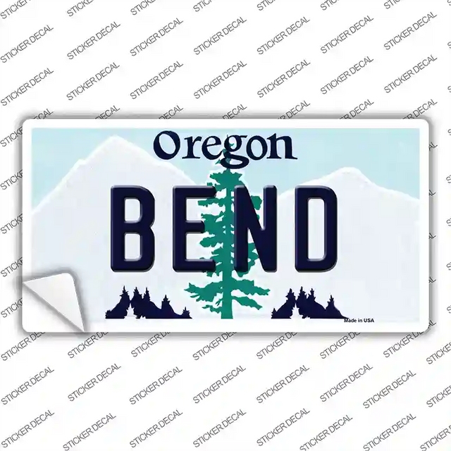 LP-10345s-L 9 x 4.5 in. Bend Oregon Novelty Sticker Decal - Large