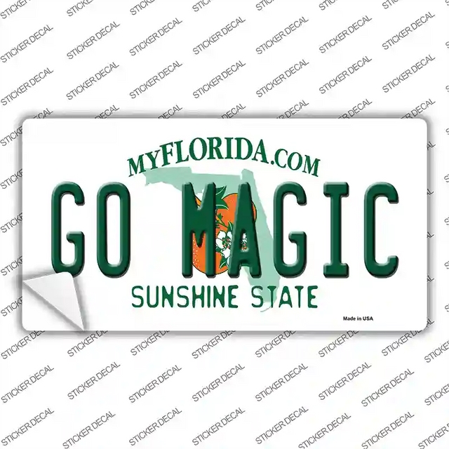 LP-13373s-L 9 x 4.5 in. Go Magic Novelty Sticker Decal - Large