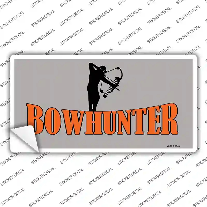 LP-327s-S 3 x 1.5 in. Bow Hunter Novelty Sticker Decal - Small