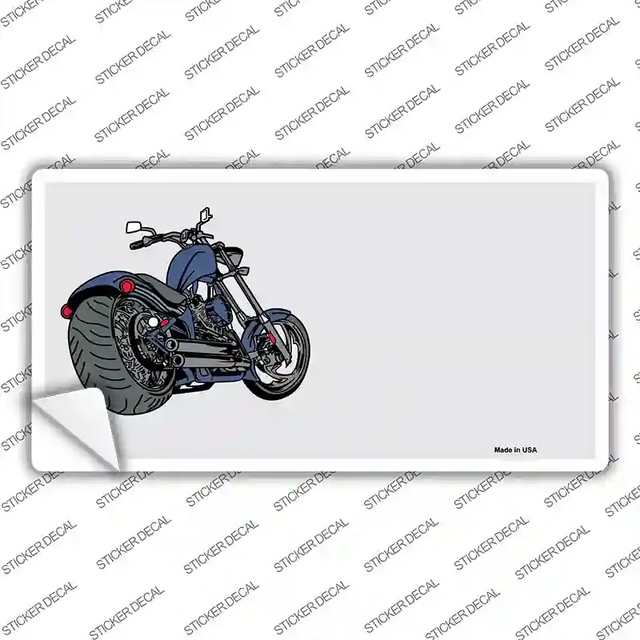 LP-3476s-XL 12 x 6 in. Motorcycle Offset Novelty Sticker Decal - Extra Large