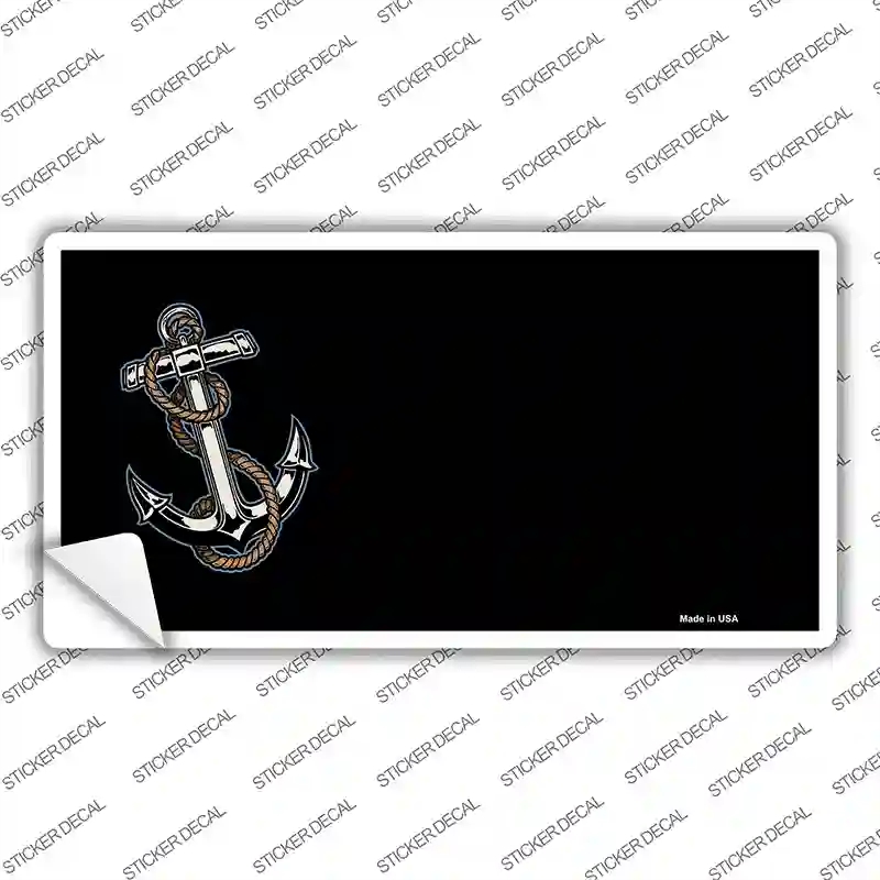 LP-3494s-S 3 x 1.5 in. Anchor Offset Novelty Sticker Decal - Small