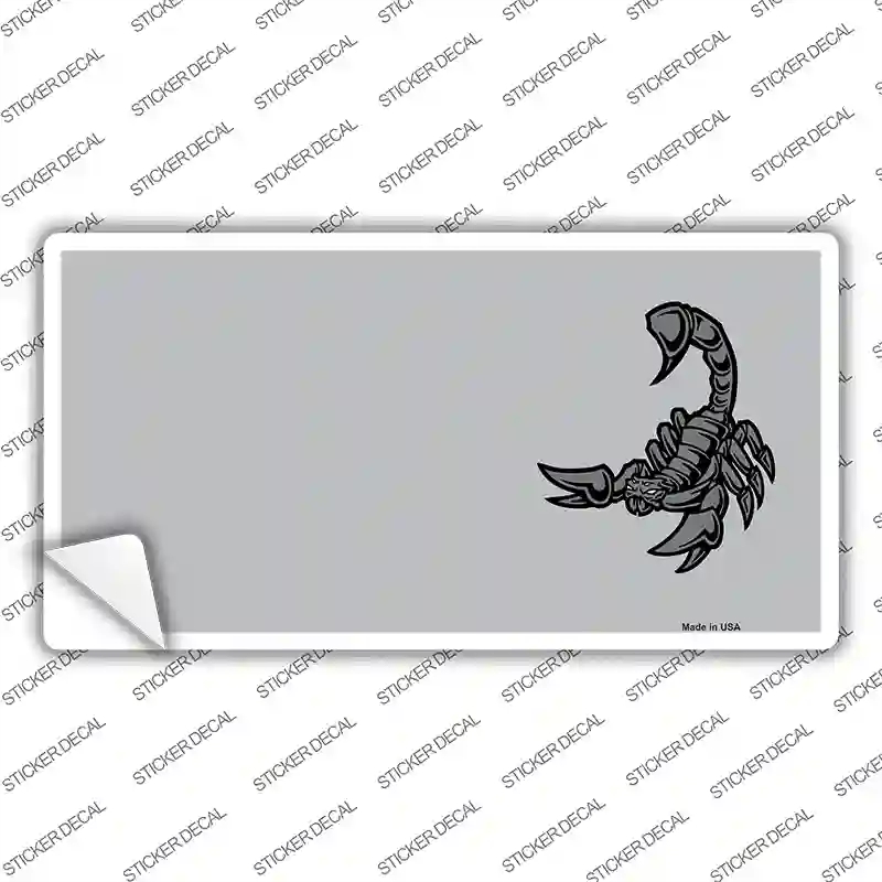 LP-3498s-S 3 x 1.5 in. Scorpion Offset Novelty Sticker Decal - Small