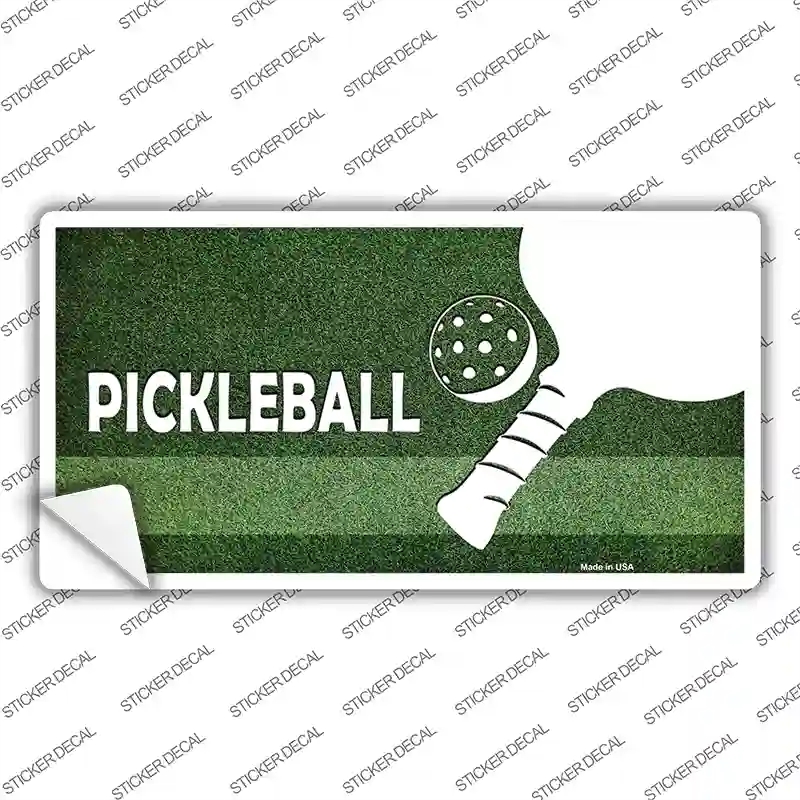 LP-12186s-S 3 x 1.5 in. Pickleball Novelty Sticker Decal - Small
