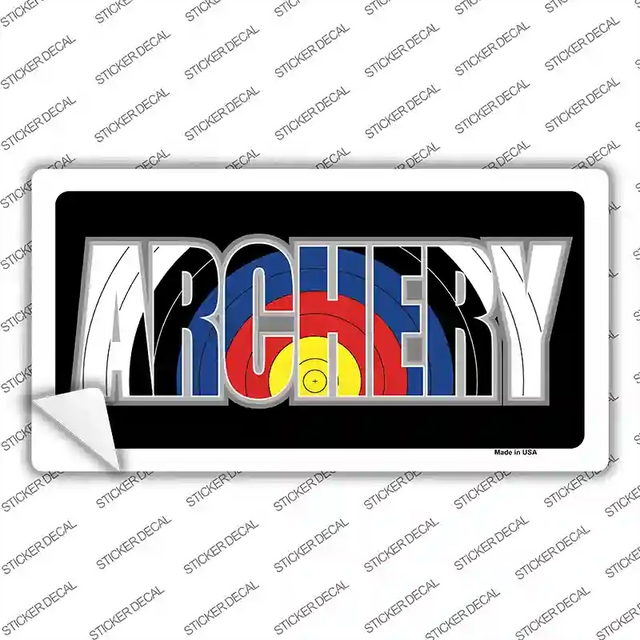 LP-4787s-XL 12 x 6 in. Archery Novelty Sticker Decal - Extra Large