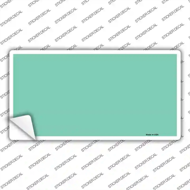 LP-2713s-L 9 x 4.5 in. Mint Solid Novelty Sticker Decal - Large