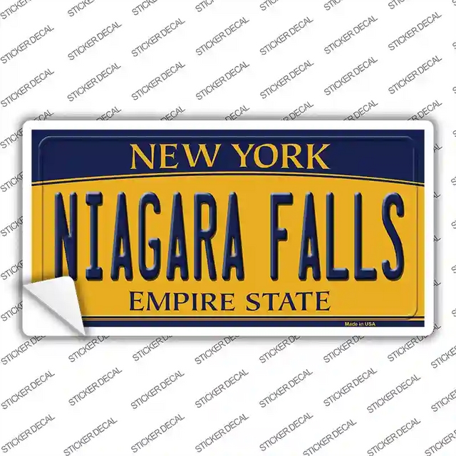 LP-8938s-L 9 x 4.5 in. Niagara Falls York Novelty Sticker Decal - Large