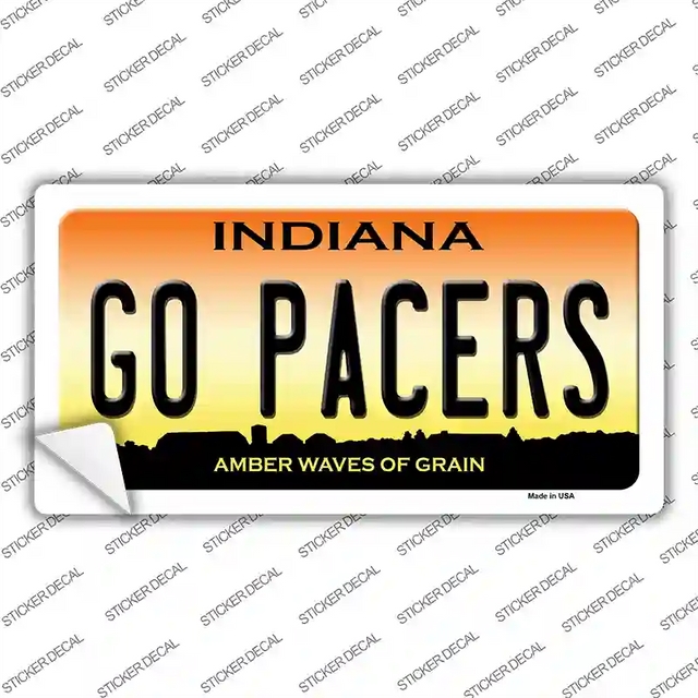 LP-13397s-L 9 x 4.5 in. Go Pacers Novelty Sticker Decal - Large
