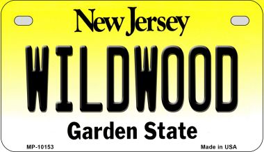 Wildwood New Jersey Novelty Metal Motorcycle Plate MP-10153