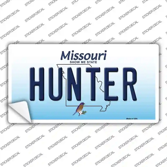 LP-10272s-L 9 x 4.5 in. Hunter Missouri Novelty Sticker Decal - Large