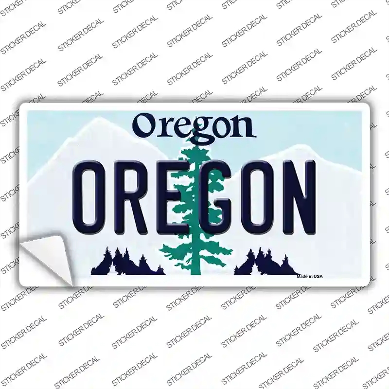 LP-10338s-S 3 x 1.5 in. Oregon Novelty Sticker Decal - Small