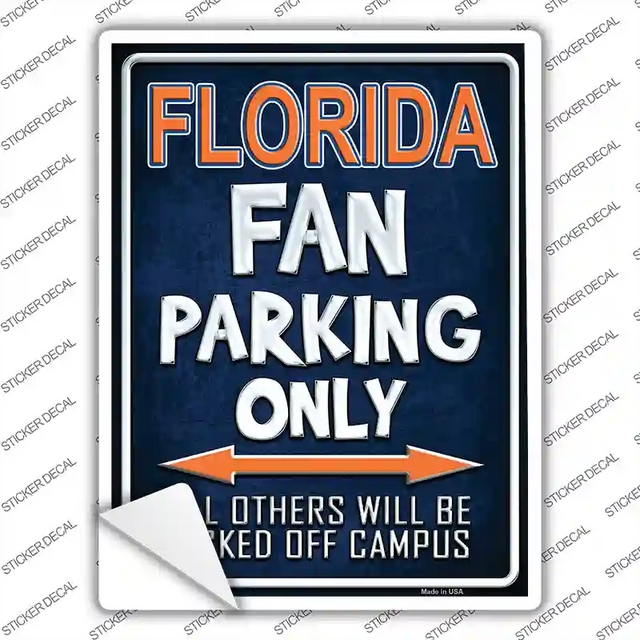P-275s-XL 12 x 9 in. Florida Novelty Rectangle Sticker Decal - Extra Large