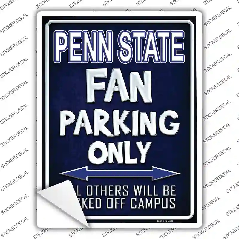 P-294s-S 3 x 2.2 in. Penn State Novelty Rectangle Sticker Decal - Small