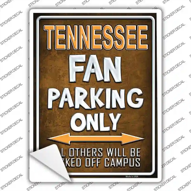 P-296s-XL 12 x 9 in. Tennessee Novelty Rectangle Sticker Decal - Extra Large