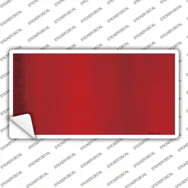 LPC-1005s-XL 12 x 6 in. Red Metallic Solid Novelty Sticker Decal - Extra Large